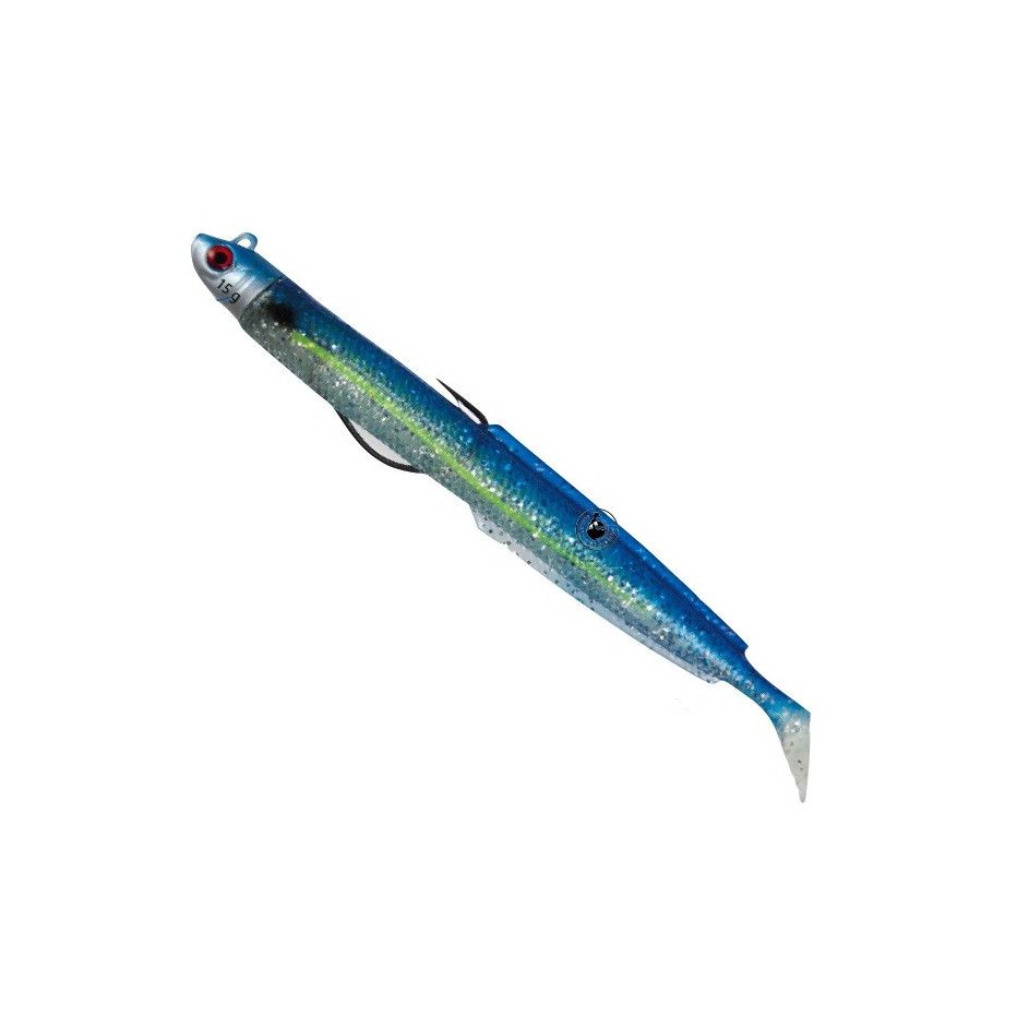 Lure Flashmer Blue Equille 18cm - deep sea fishing - skinny