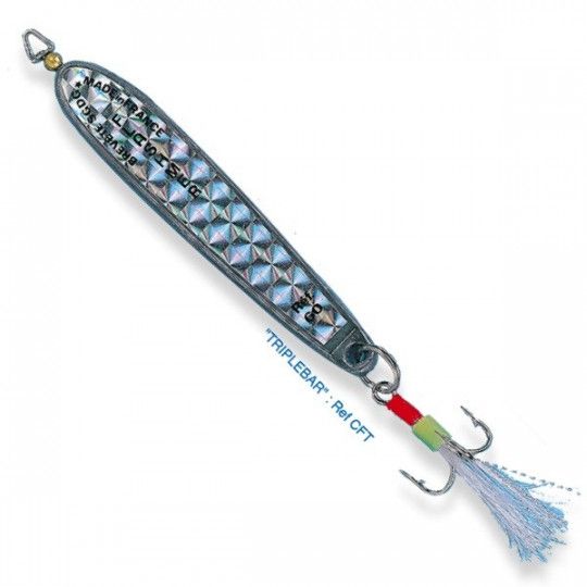 Blinker Meer Flashmer Triplebar - haken Dreifachhaken mit Feder