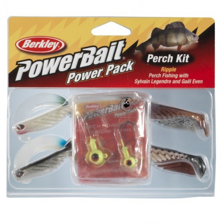 Kit Berkley Powerbait Barsch Ripple Pro Pack - Grub - angeln Barsch