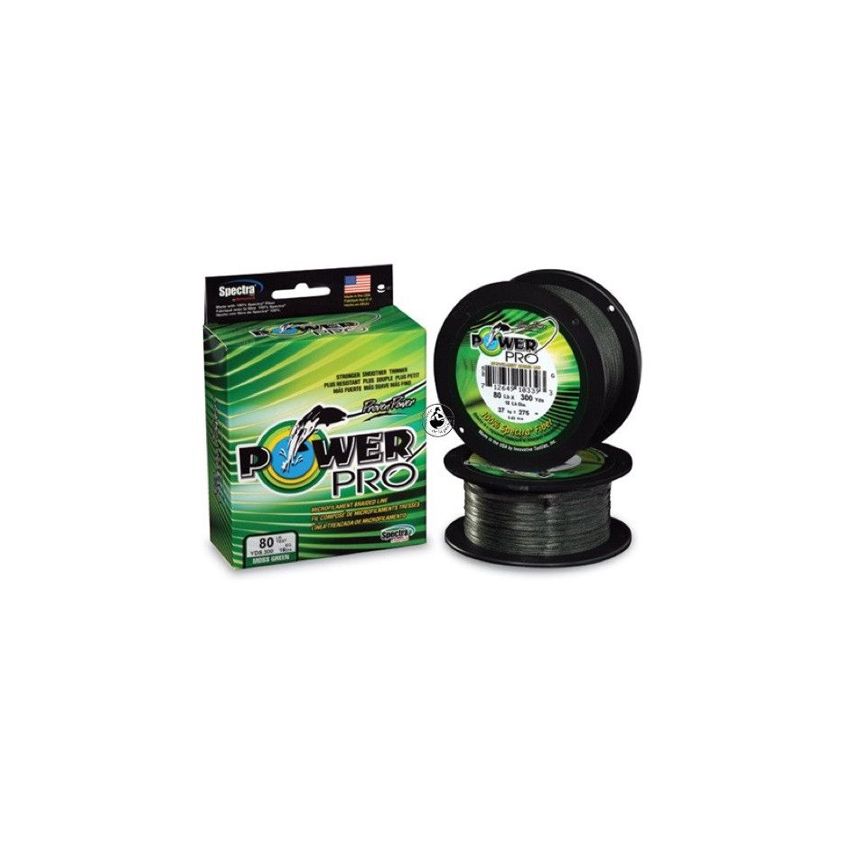 Tresse Power Pro Verte - Bobine 1370m