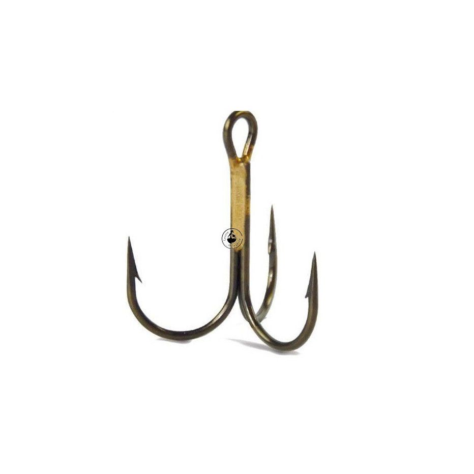 Haken Dreifach VMC 9649 Rund pro 10 - Wobbler