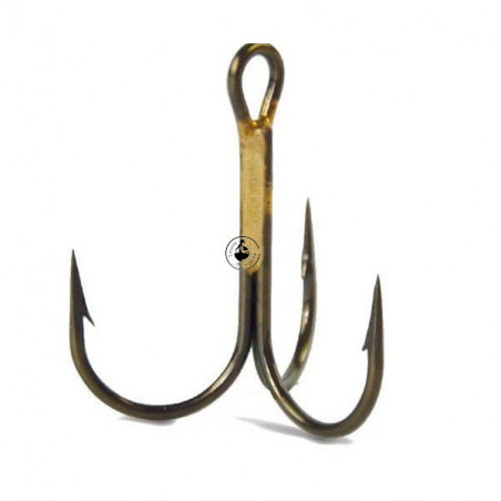 Treble hook VMC 9649 Round - 10 pcs - Hard bait