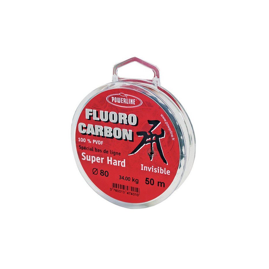 Fluorocarbone Powerline Fluoro Carbon Hard - Bas de ligne - Leurre de la  pêche