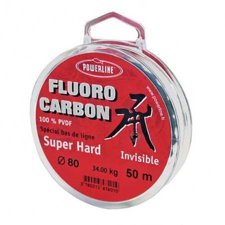 Fluorocarbon Powerline Fluoro Carbon Hard - Leaders