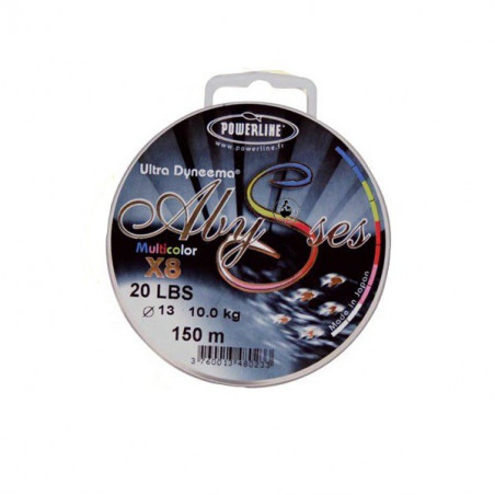 Hilo Trenzado multicolor Powerline Abysses - pesca en el mar