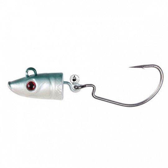 Flashmer Cabeza de plomo Equille azul con sistema antihierba