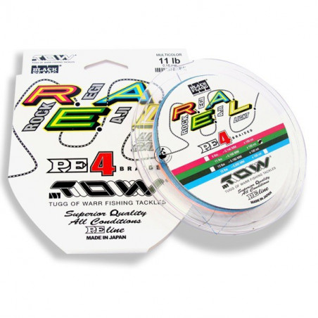 Hilo Trenzado Black Flagg TOW REAL PE 4 - Pesca fina