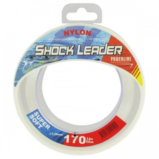Nylonspule Powerline Shock Leader 50m - Brandungsangeln