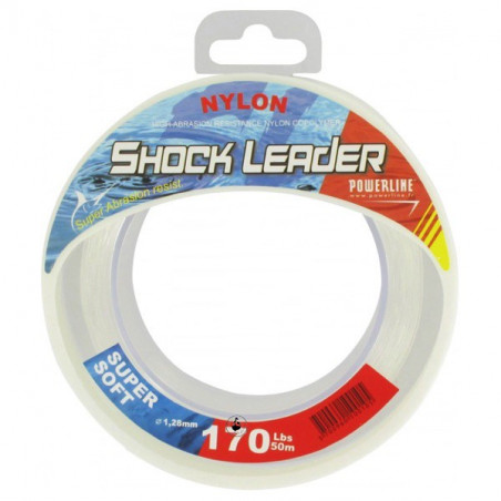 carrete de nylon Powerline Shock Leader 50m - Surfcasting