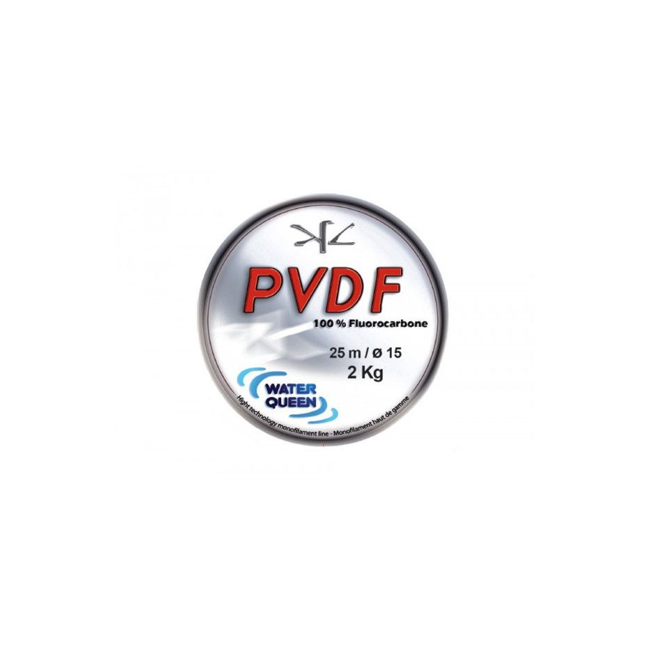 Fluorocarbon Spule Waterqueen PVDF 100 - Unsichtbar