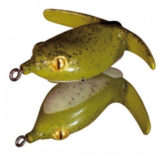 Gummifische Deps Basirisky Hard Belly 70 - Frosch