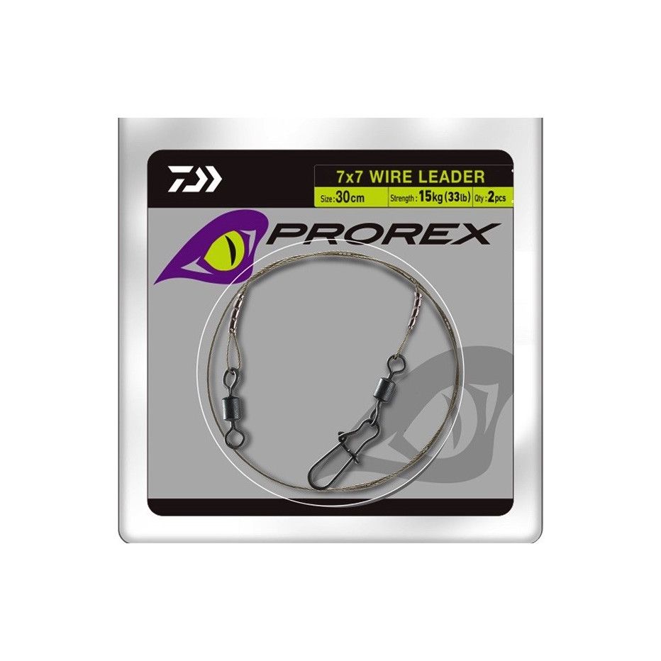 Acero Daiwa Prorex 7x7 Conductor de hilo