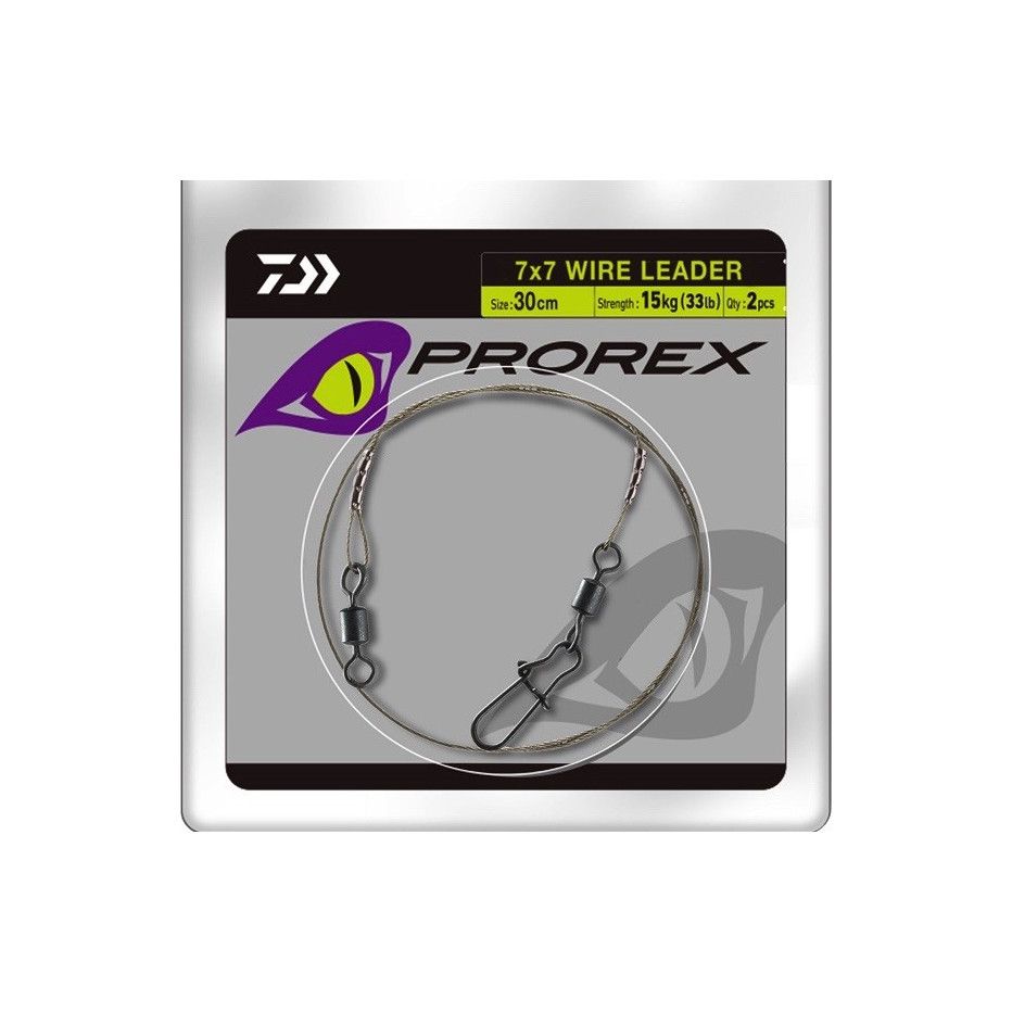 Acier Daiwa Prorex 7x7 Wire Leader