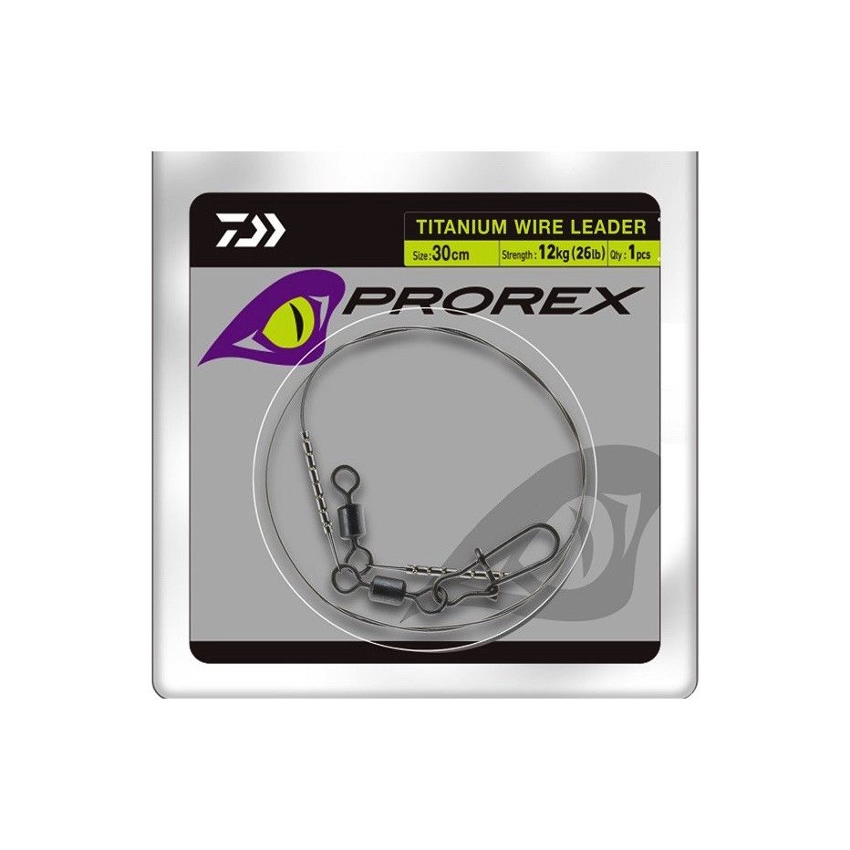 Unterseite Daiwa Prorex Titanium Wire Leader