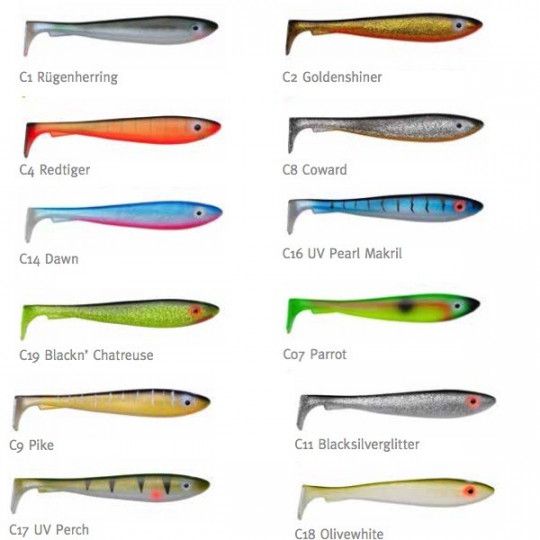 Svartzonker Sweden MC Rubber Soft Bait - Pike Shad