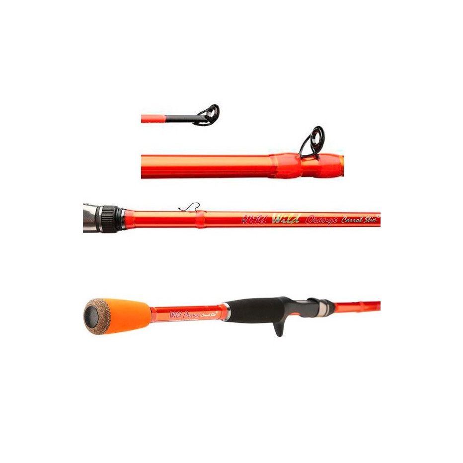 Baitcast Ruten Carrot Stix Wild Wild Orange - Vielseitigkeit