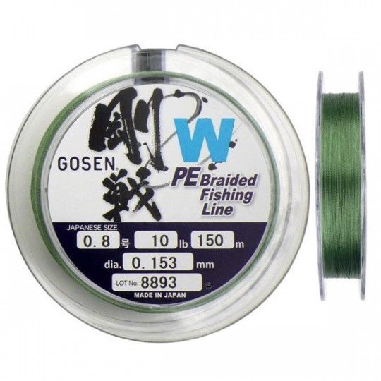 Hilo Trenzado Gosen Hilo Trenzado W - Bobina de 150 m o 300 m - 4 cabos