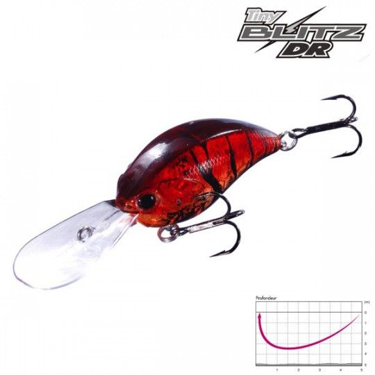 Wobbler OSP Tiny Blitz 46 DR - Tiefe 3,5m