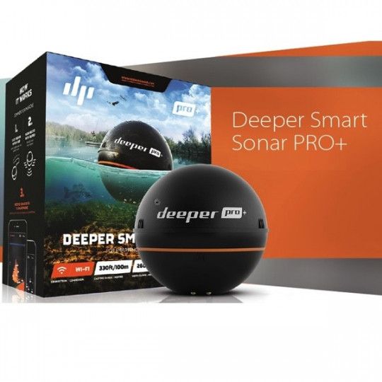 Tiefenmesser Angeln ohne Schnur Deeper Pro + Wifi - Integriertes GPS