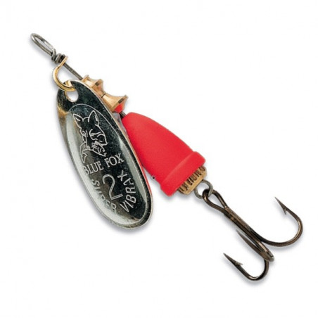 Spoon Blue Fox Vibrax Fluorescent - Trout fishing