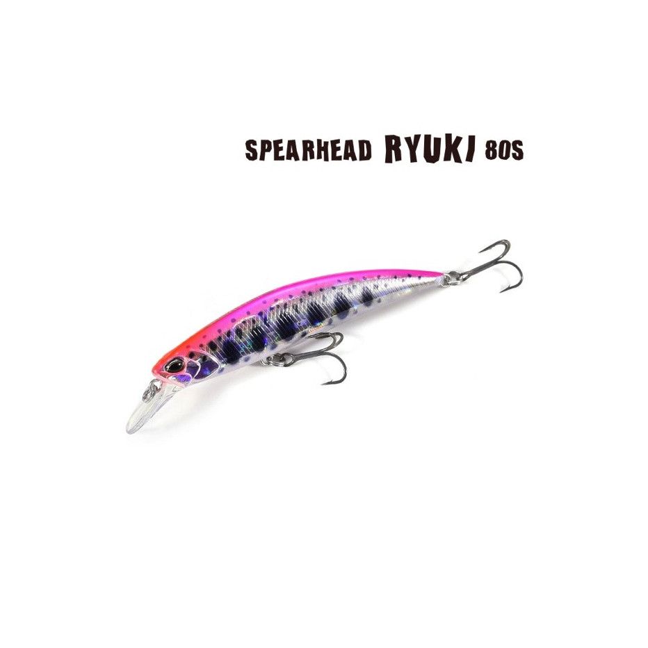Dúo Internacional Señuelo Duro Punta de lanza Ryuki 80 S & SW