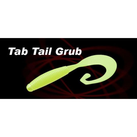 Leurre Souple Zoom Tab Tail Grub 4"