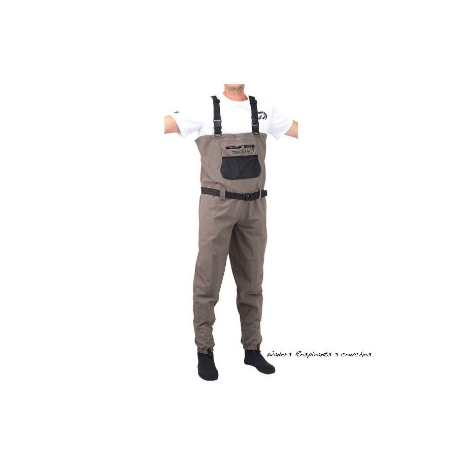 Breathable waders Daiwa 3-layer neoprene liner