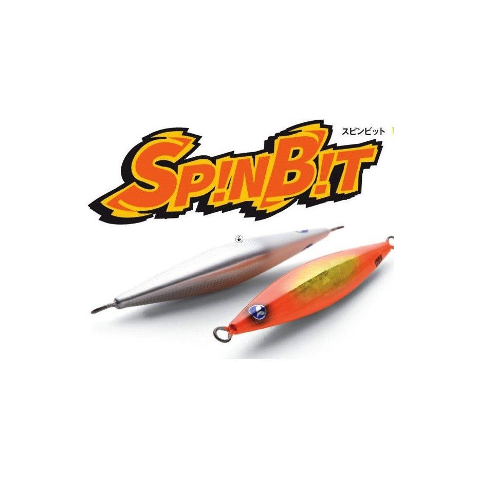 Metal Jig Blue Blue Spin Bit - Perfil muy compacto