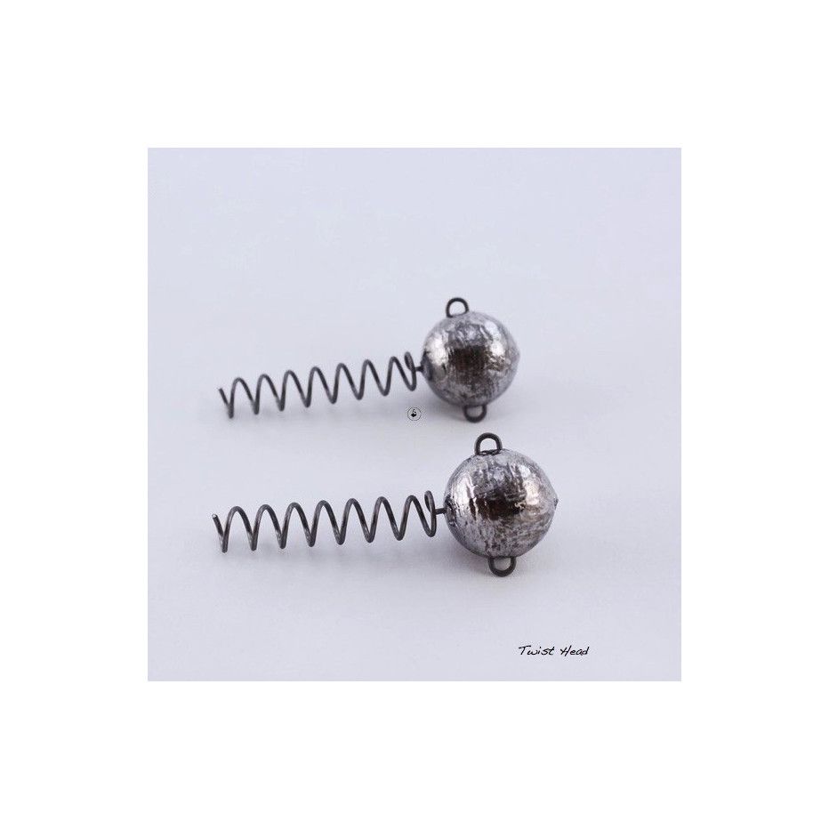 Jigköpfe Wolfcreek Twist Head - Montage Gummifische