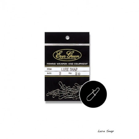 Agrafe Evergreen Lure Snap - Acier Inoxydable