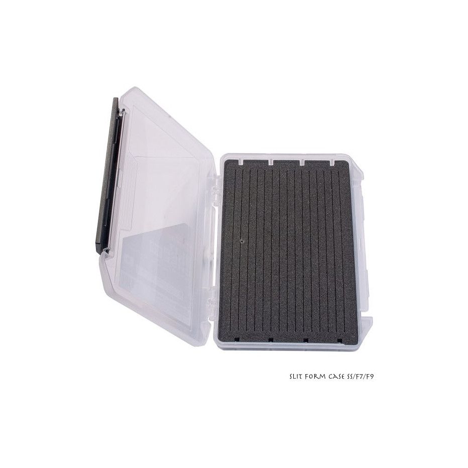 Aufbewahrungsbox Meiho Slit Form Case SS/F7/F9 - Klar