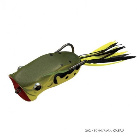 Señuelo Soft Lure Evergreen Popper Frog 6cm - Pesca de Superficie