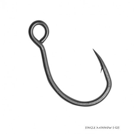 Single hook Owner Single Minnow S-125 - Sport fishing