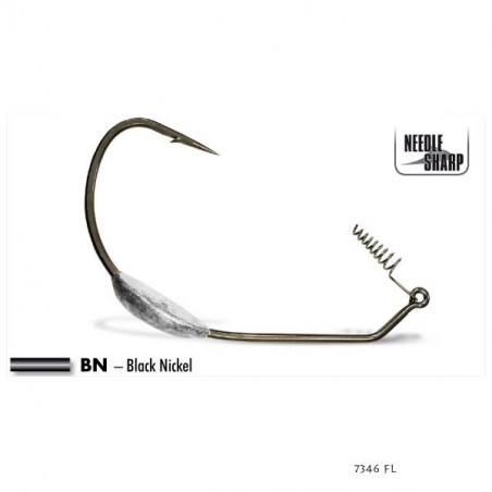 Leaded Texan hook VMC 7346 SL - Large Soft Lures