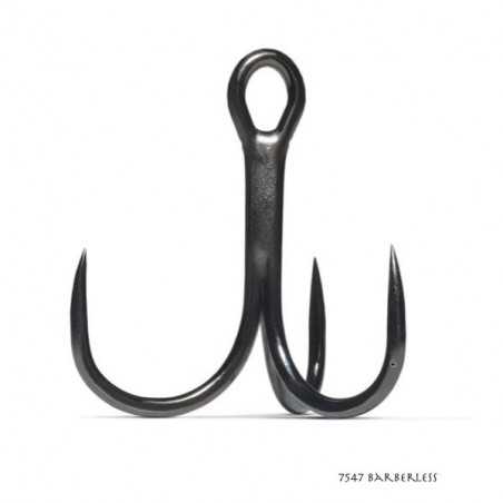 Treble hook VMC 7547 BN Barberless - barbless