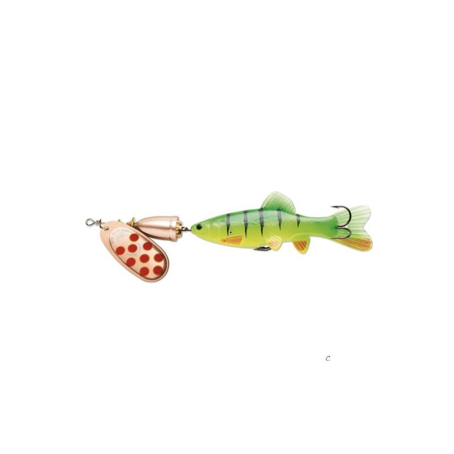 Spinner azul Fox Vibrax Chaser - Minnow