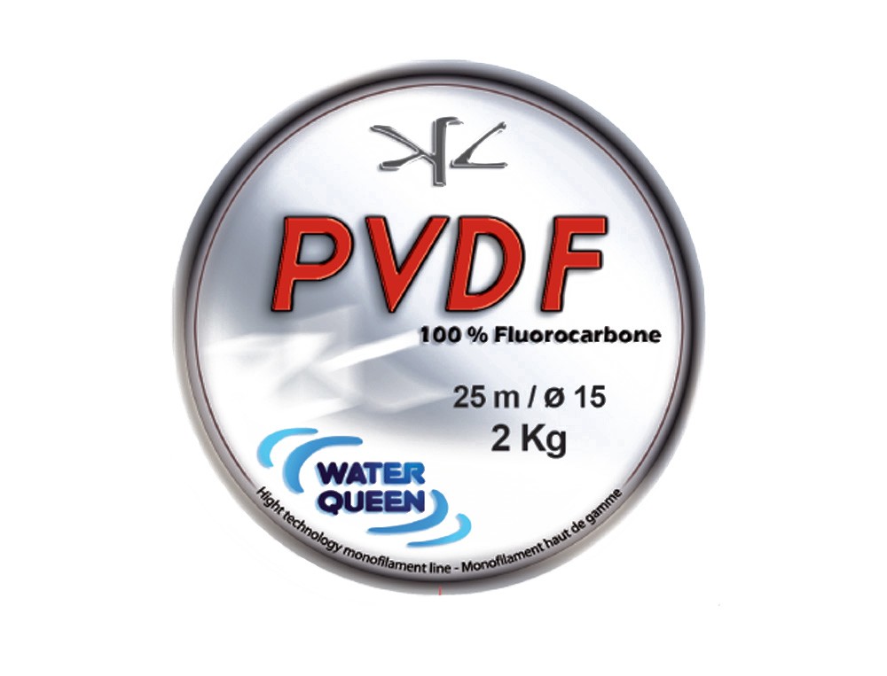 WATER QUEEN Fluorocarbone  PVDF 25m : diam&egrave;tre nylon - 10/100