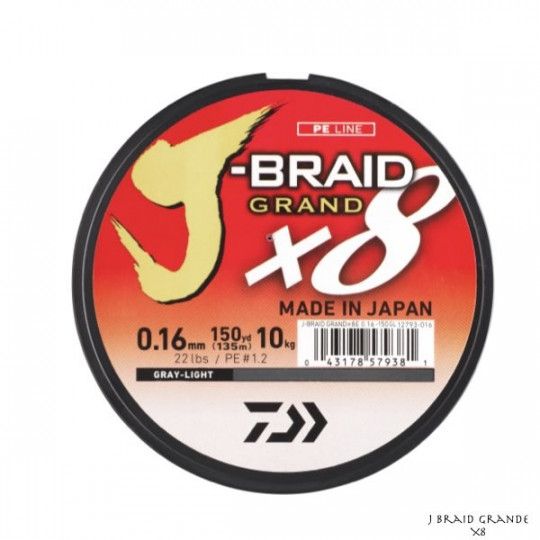 Geflochtene Angelschnur Daiwa J Braid Grand X8 135m - Abriebfestigkeit