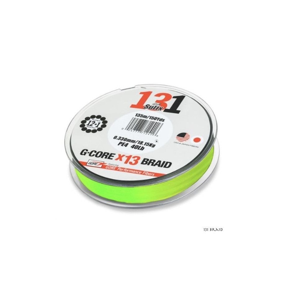Braid Sufix 131 G-Core X 13 Braid - 13 strands
