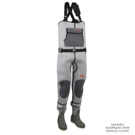 Waders Daiwa Neopren 5mm Gemischte Sohle - Meer und Süßwasser