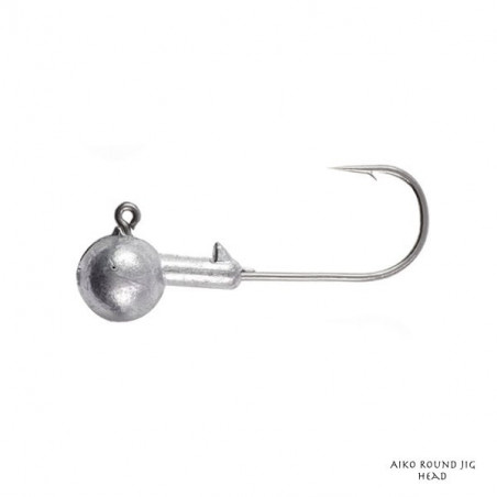 Cabeza emplomada Scratch Tackle Aiko Round Jig Head