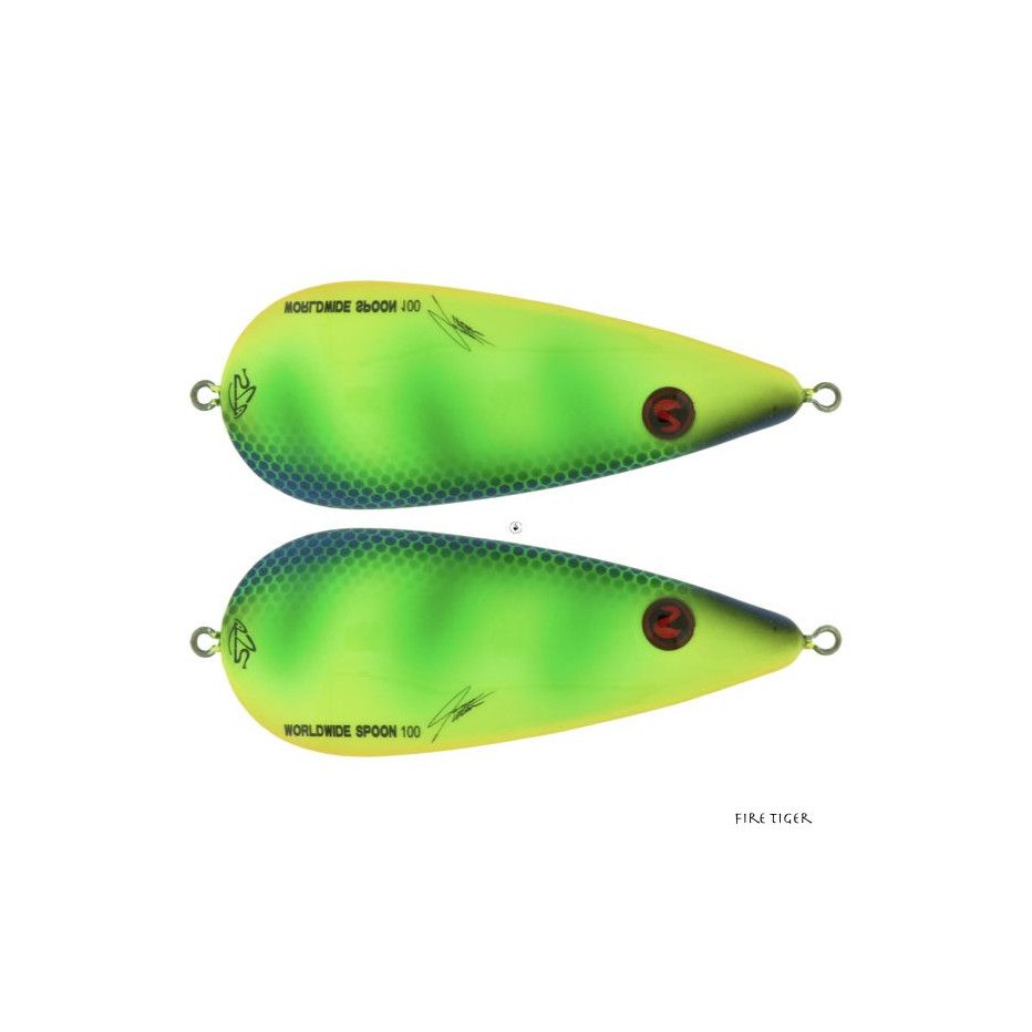 Wobbling spoon River2Sea Worldwide Spoon 10cm