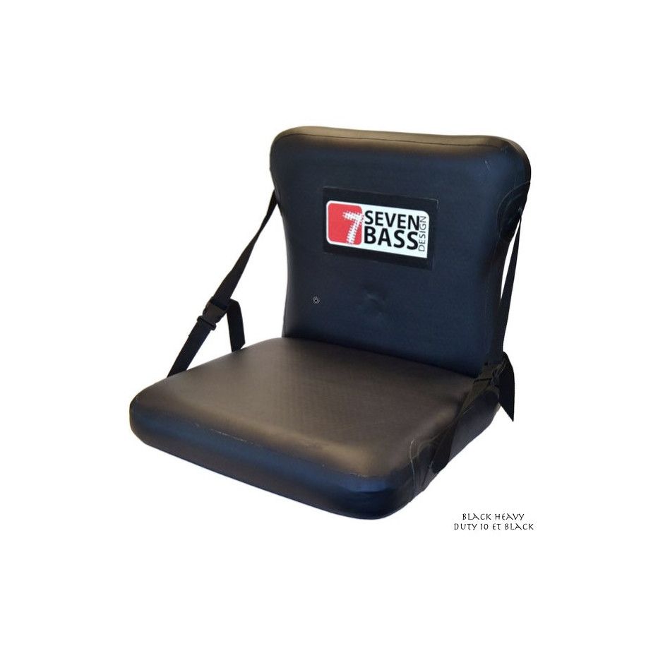 Asiento hinchable Seven Bass Dropstich Negro