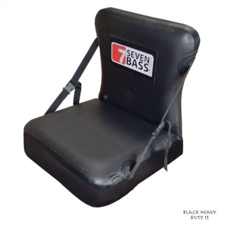 Inflatable Seat Seven Bass Dropstich Black Heavy Duty 15
