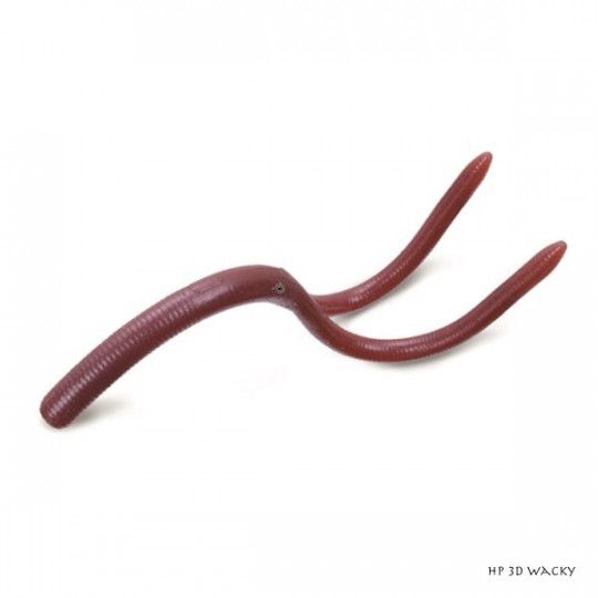 Gummifische OSP HP 3D Wacky 12,5cm - Schwarzbarsch