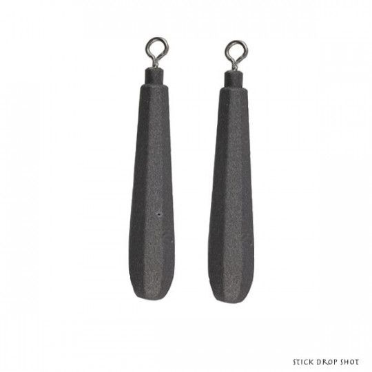 Plomo Scratch Tackle Stick Drop Shot - Forma larga