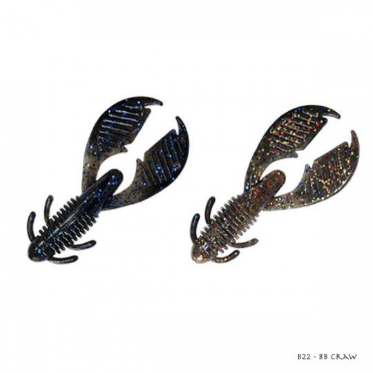 Gummifische vom Typ Krebs Reins Ax Craw Maxi 10cm