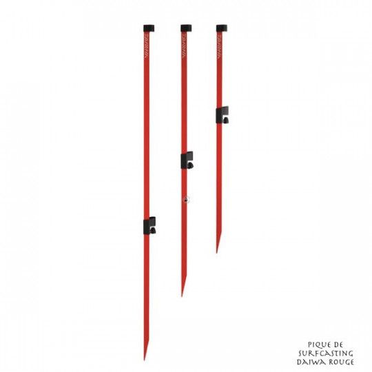 Spitze von Brandungsangeln Daiwa Rot - 3 Größen