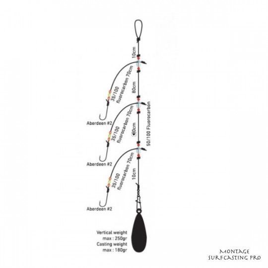 Montage Daiwa D'Rig Brandungsangeln Pro