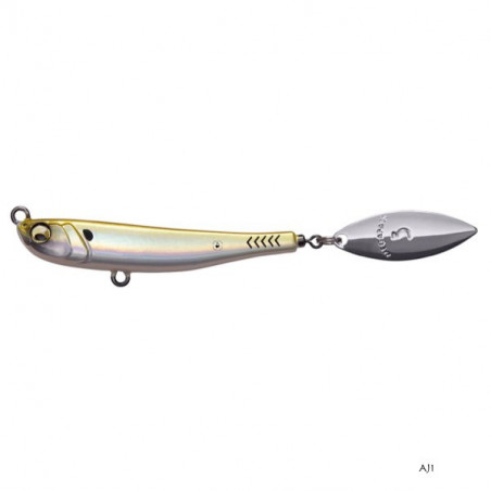 Jig metálica Megabass Makippa - Cucharilla y anzuelo Assist